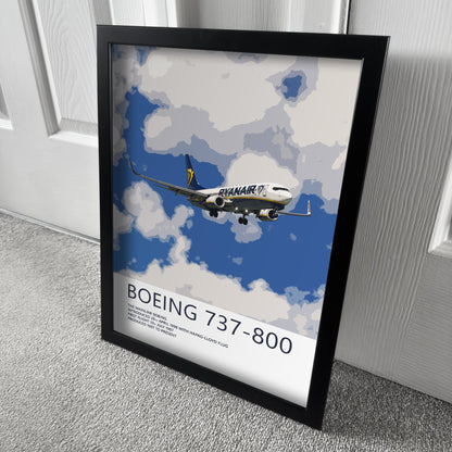 Ryanair Boeing 737 Poster