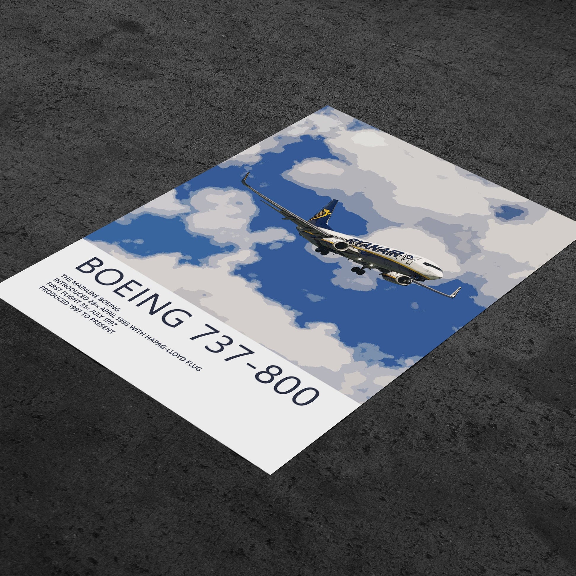 Ryanair Boeing 737 Poster