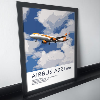 Easyjet Airbus A321 NEO Poster