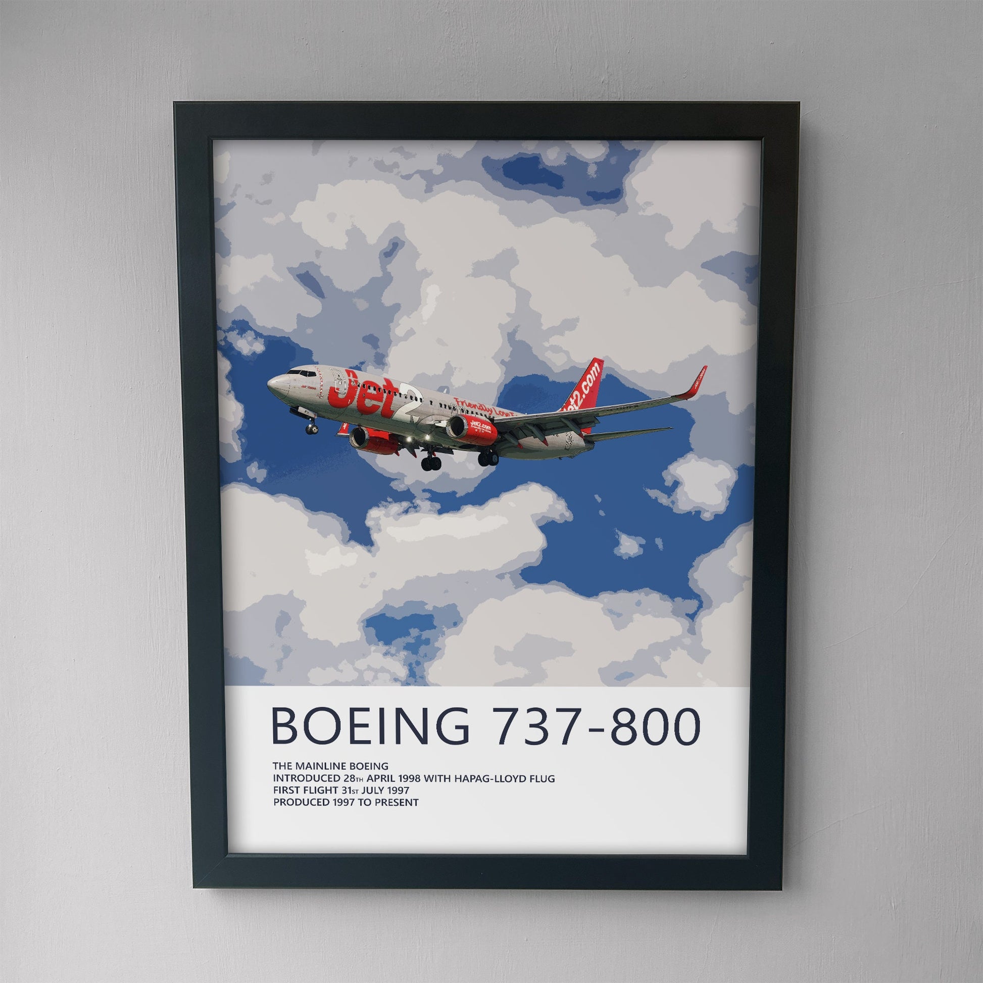 Jet2 Boeing 737 Poster