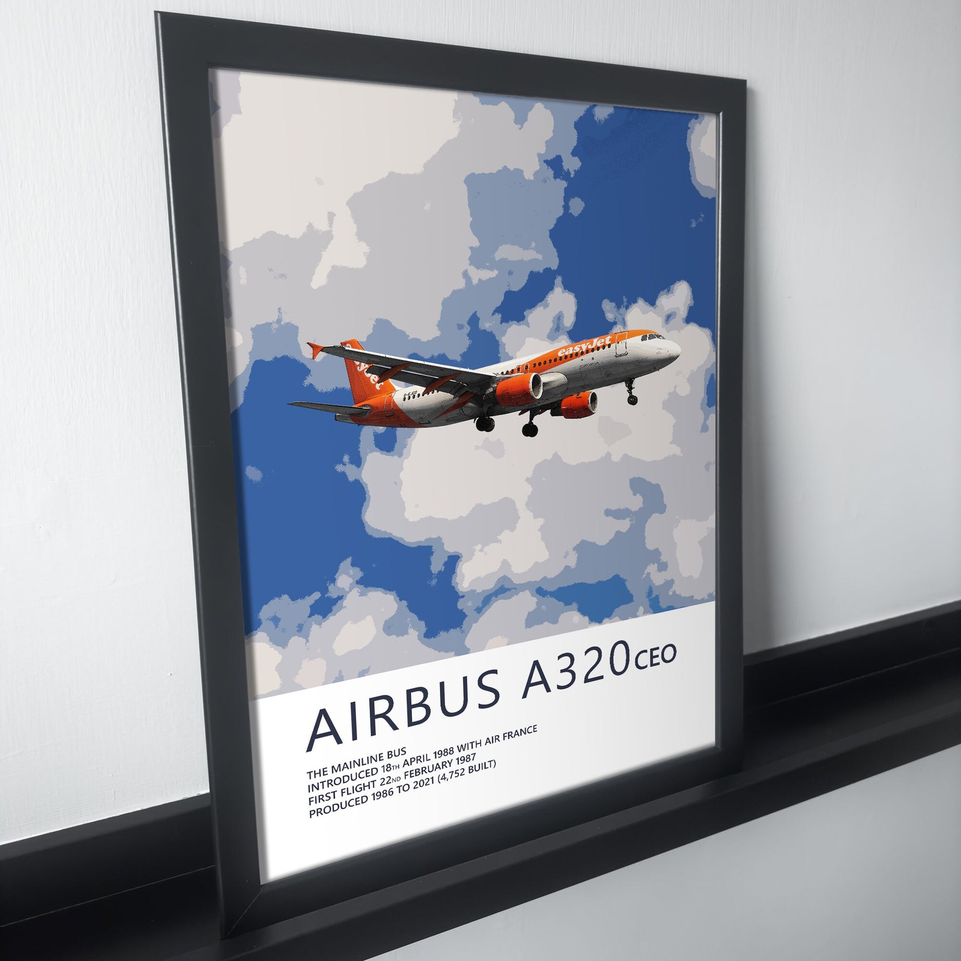 Easyjet Airbus A320 NEO Poster