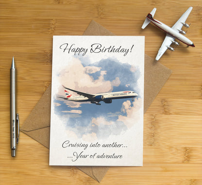 British Airways Greetings Card - Choose from Congratulations, Birthday or Christmas