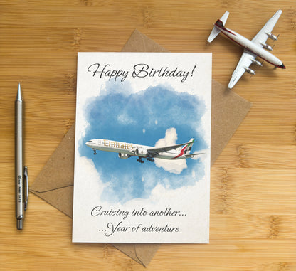 Emirates Greetings Card - Choose from Congratulations, Birthday or Christmas