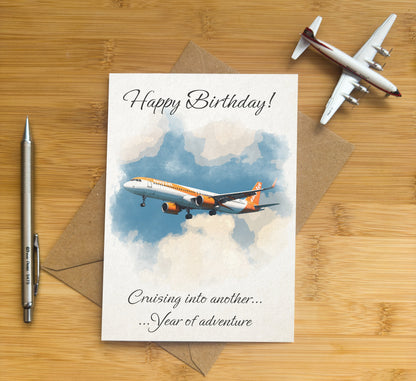 Easyjet Greetings Card - Choose from Congratulations, Birthday or Christmas