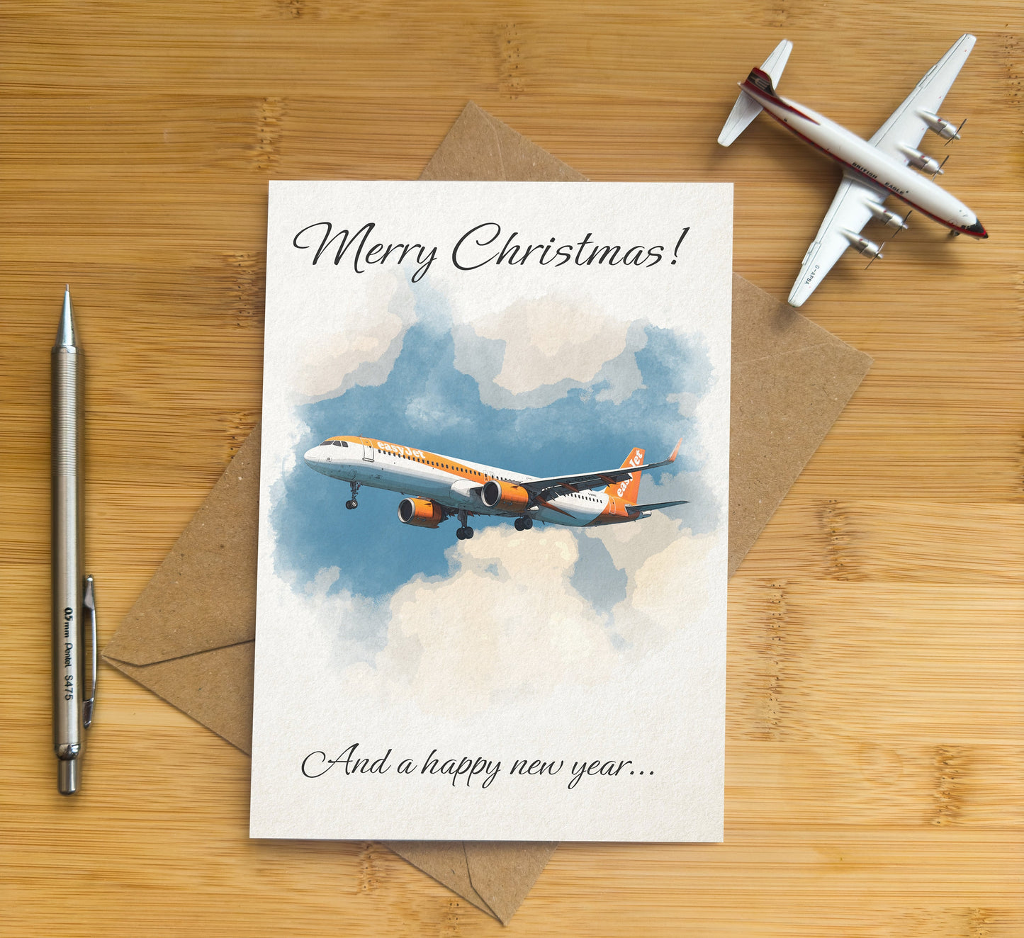 Easyjet Greetings Card - Choose from Congratulations, Birthday or Christmas