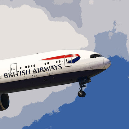 British Airways Boeing 777 Poster