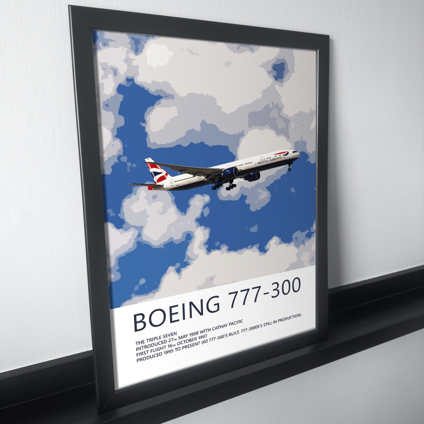 British Airways Boeing 777 Poster