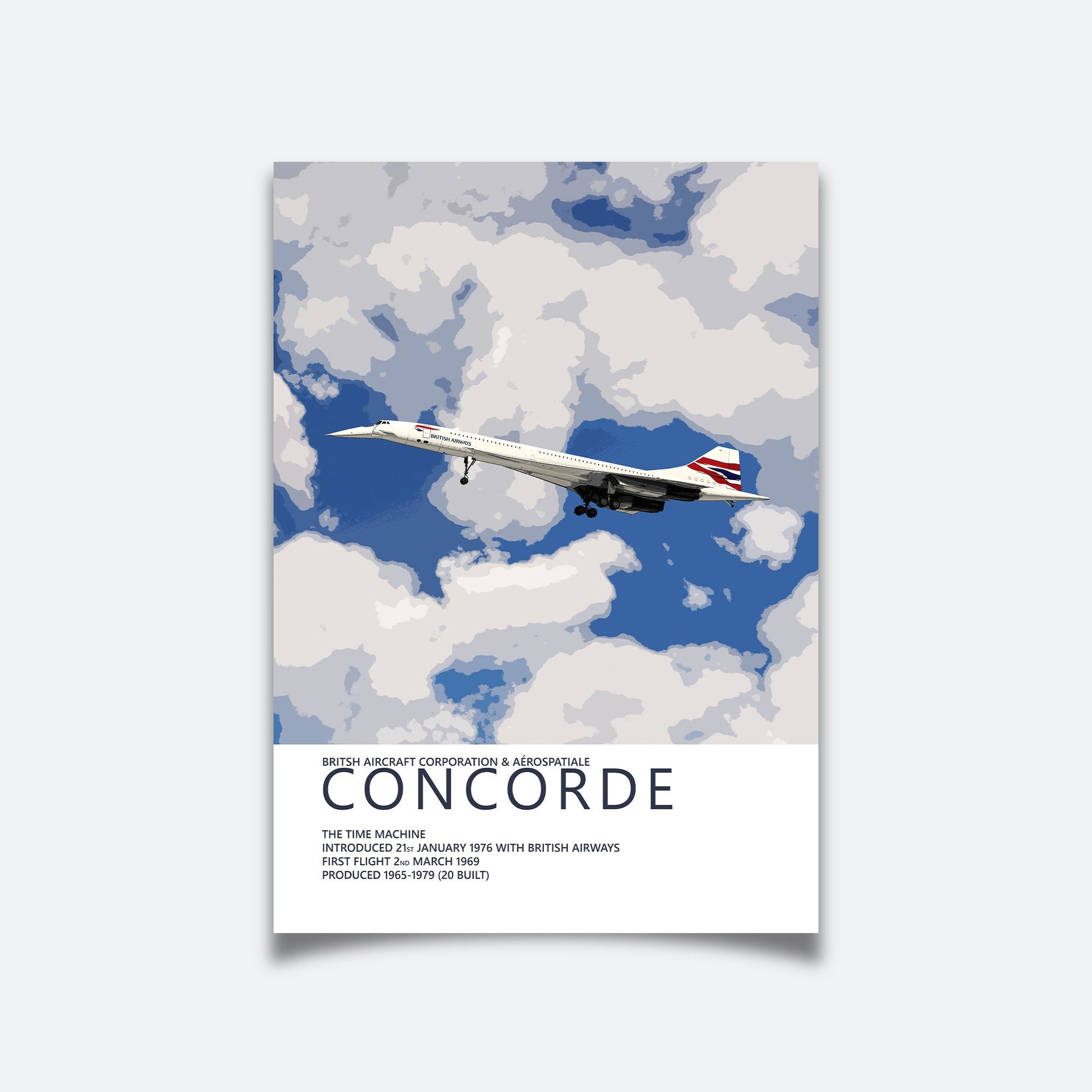 British Airways Concorde Poster