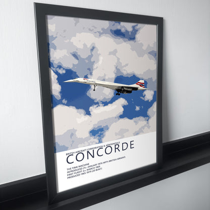 British Airways Concorde Poster