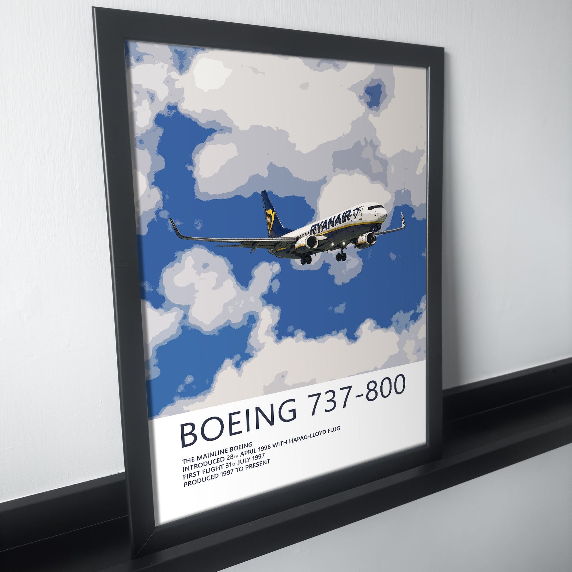 Ryanair Boeing 737 Poster