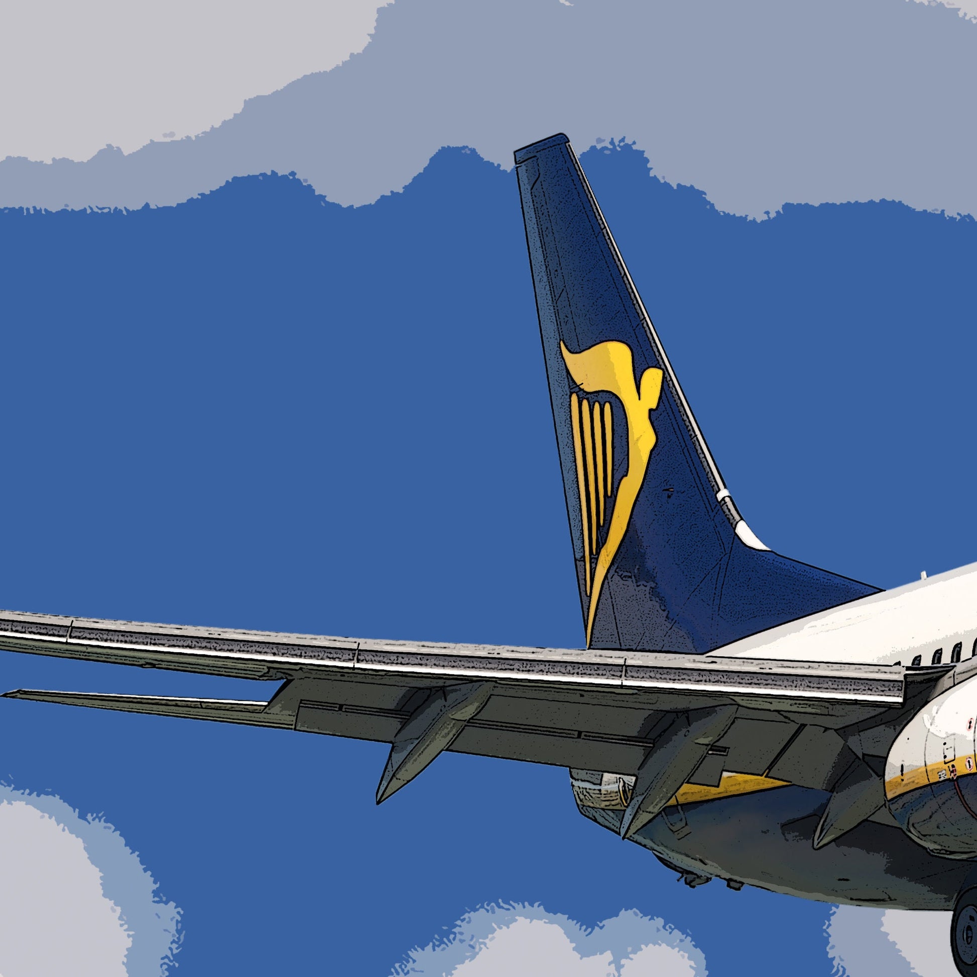 Ryanair Boeing 737 Poster