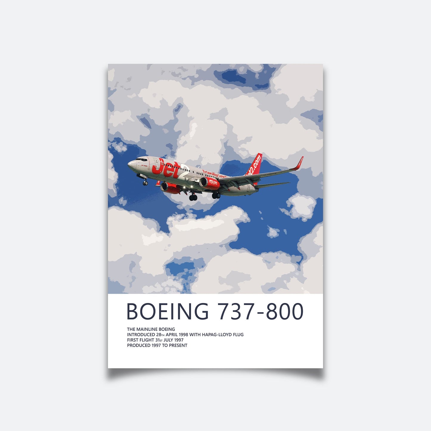 Jet2 Boeing 737 Poster