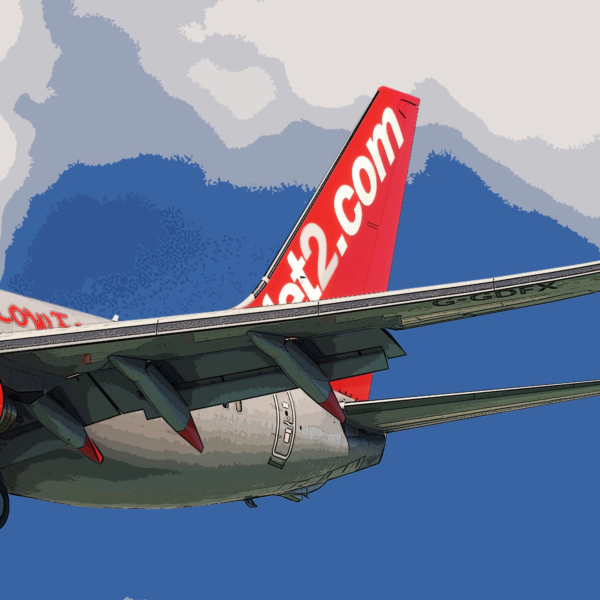 Jet2 Boeing 737 Poster