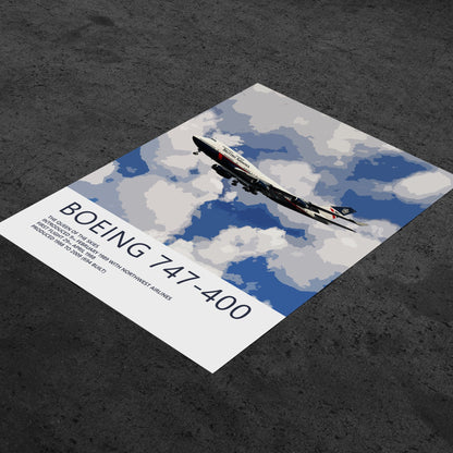 British Airways Landor Boeing 747 Poster