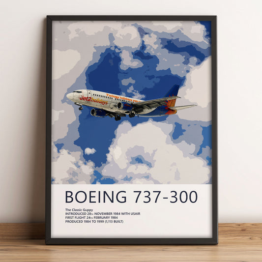 Jet2Holidays Boeing 737-300 Poster