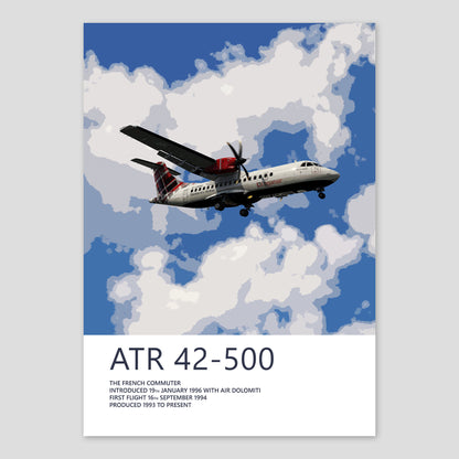 Loganair ATR 42-500 Poster