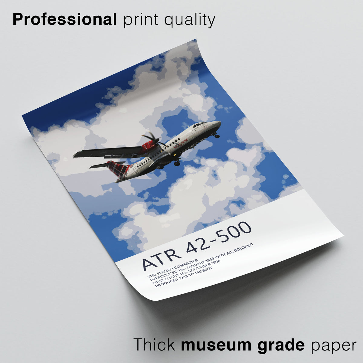 Loganair ATR 42-500 Poster