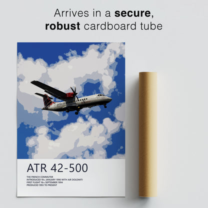 Loganair ATR 42-500 Poster