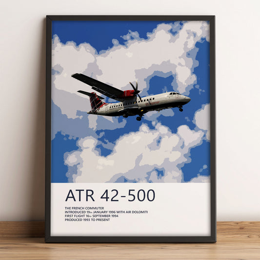 Loganair ATR 42-500 Poster