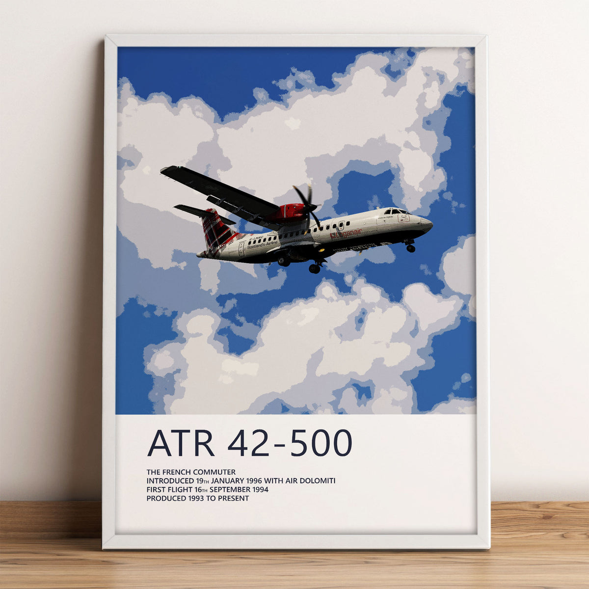 Loganair ATR 42-500 Poster
