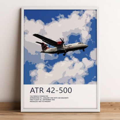 Loganair ATR 42-500 Poster