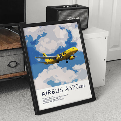 Spirit Airlines Airbus A320 Poster