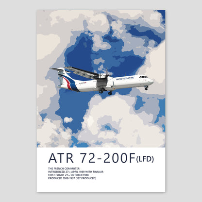 West Atlantic ATR 72-200F Poster