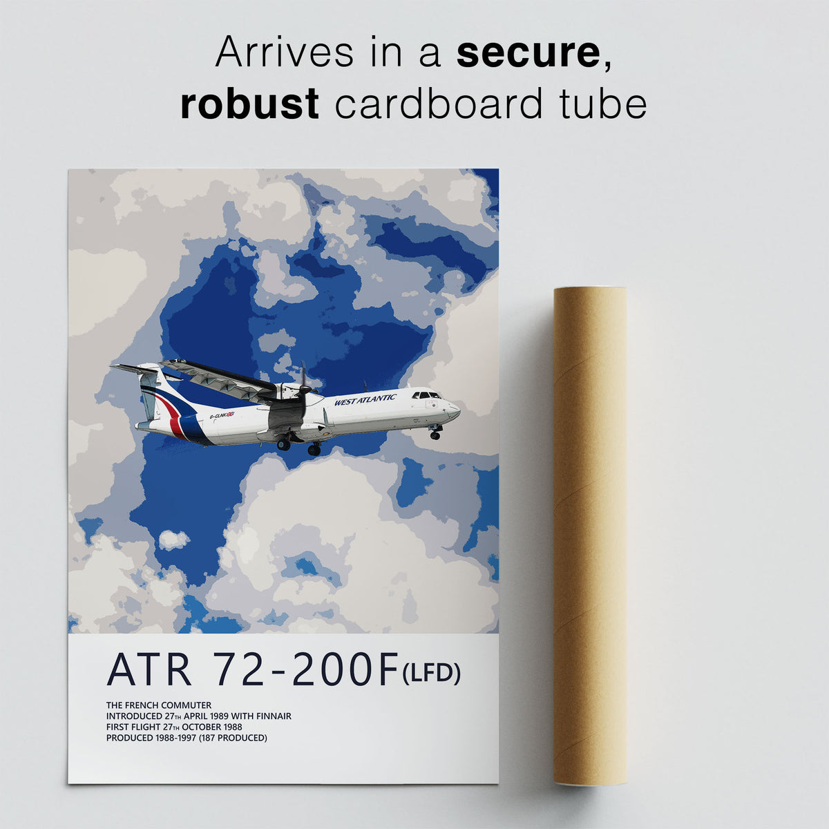 West Atlantic ATR 72-200F Poster