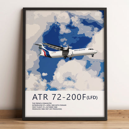 West Atlantic ATR 72-200F Poster