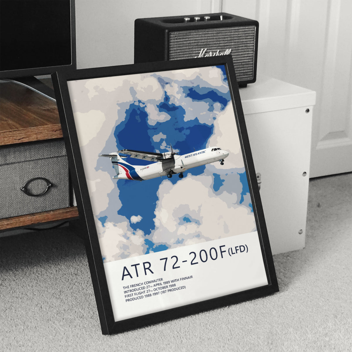West Atlantic ATR 72-200F Poster