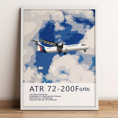 West Atlantic ATR 72-200F Poster