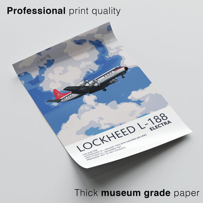 Northwest Airlines Lockheed L-188 Electra Poster