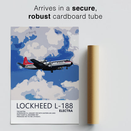 Northwest Airlines Lockheed L-188 Electra Poster