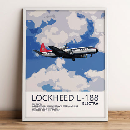 Northwest Airlines Lockheed L-188 Electra Poster