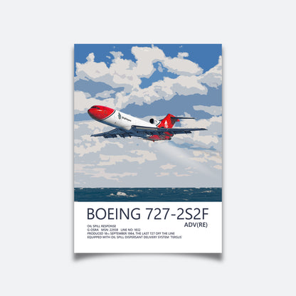 Oil Spill Response (Opb. 2Excel Aviation) Boeing 727 G-OSRA Poster