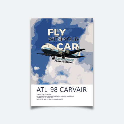 British Air Ferries ATL-98 Carvair Poster