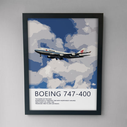 Air China Boeing 747 Poster