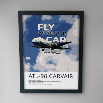 British Air Ferries ATL-98 Carvair Poster