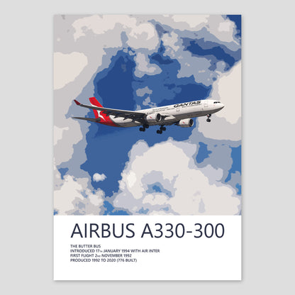 Qantas Airbus A330-300 Poster