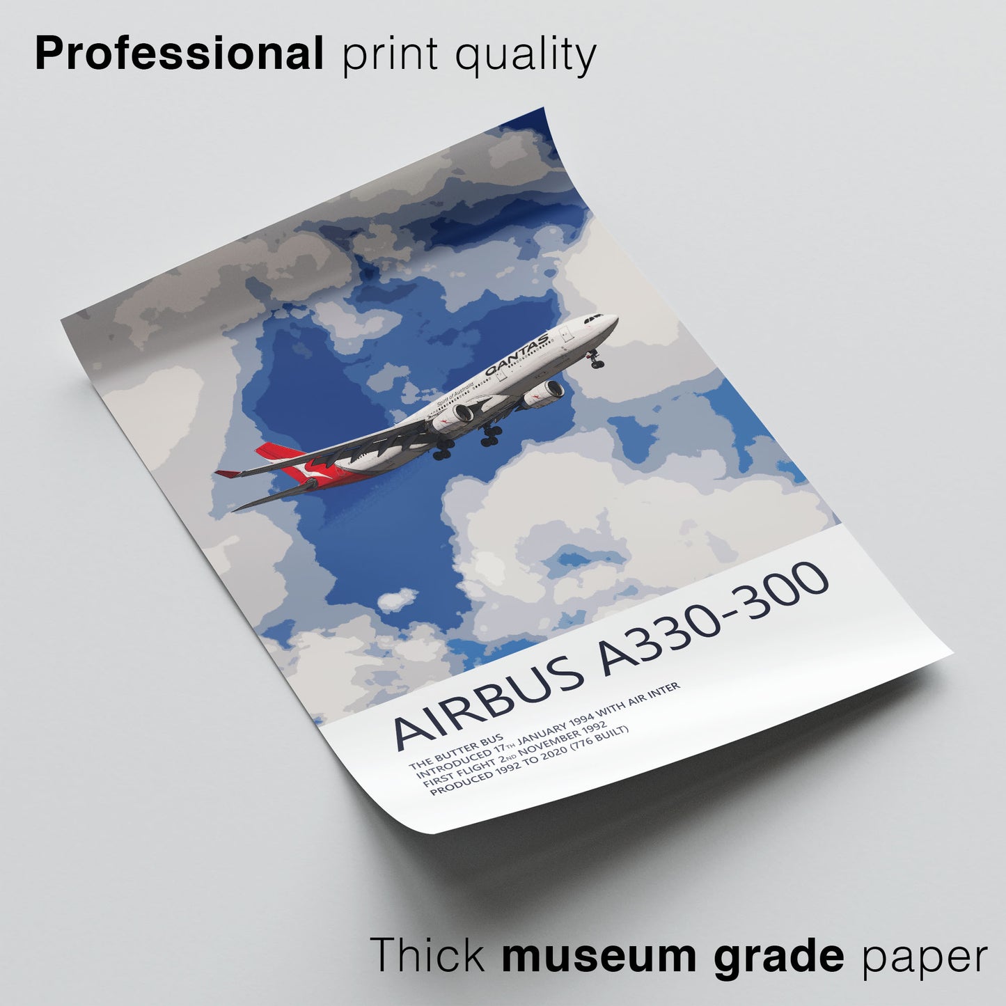 Qantas Airbus A330-300 Poster