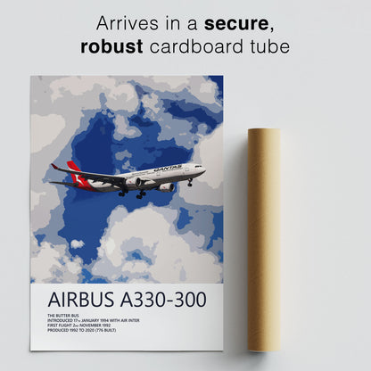 Qantas Airbus A330-300 Poster