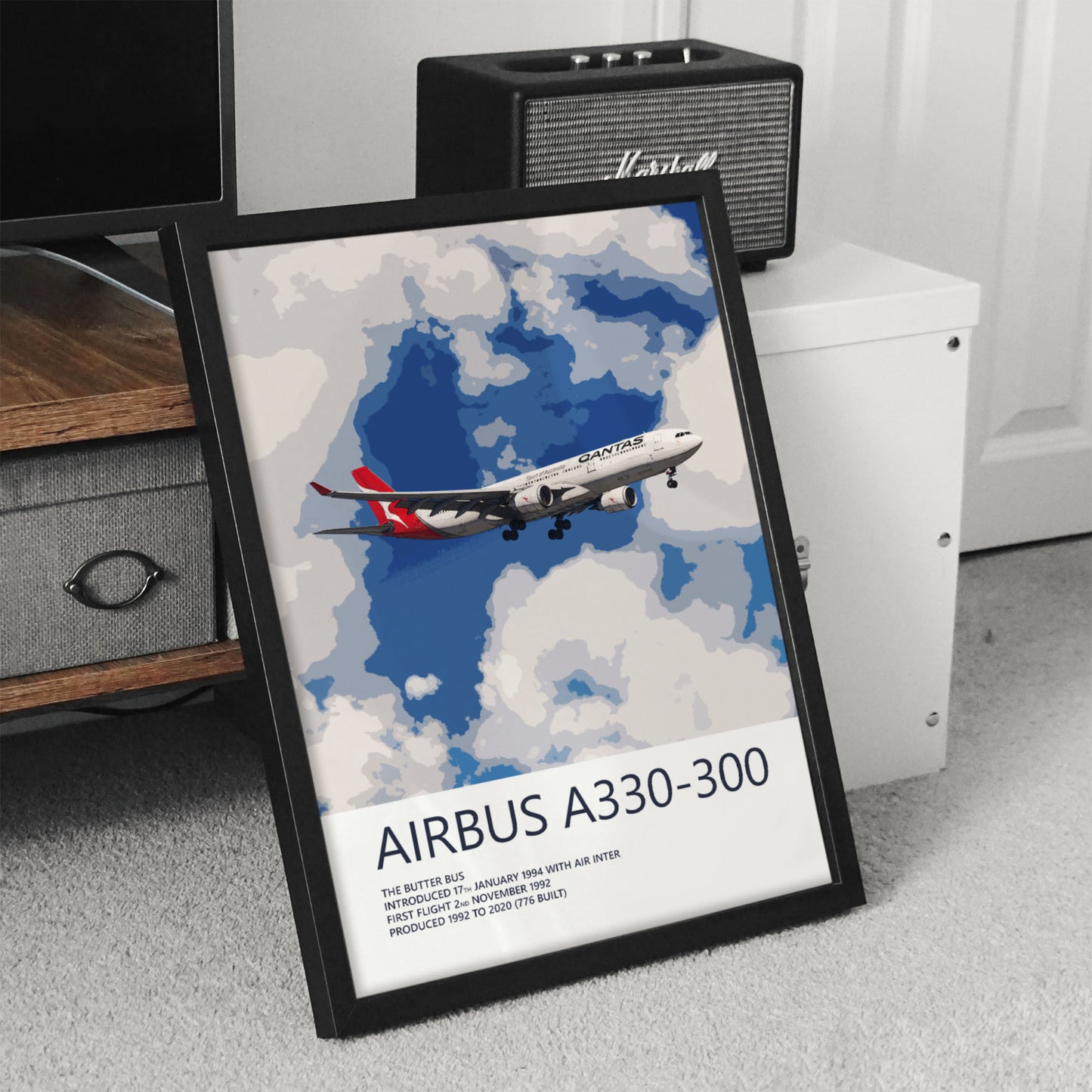 Qantas Airbus A330-300 Poster