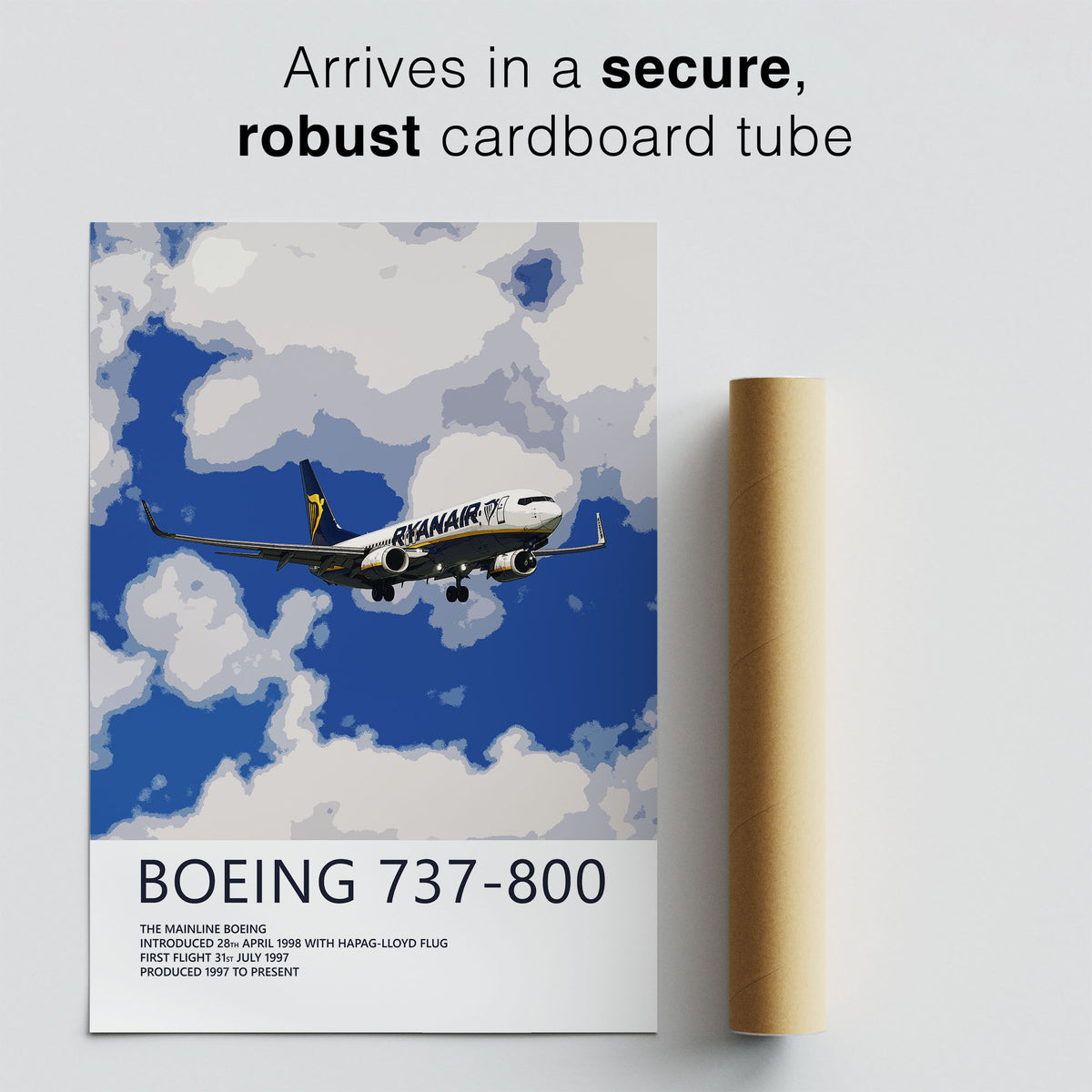 Ryanair Boeing 737-800 Poster