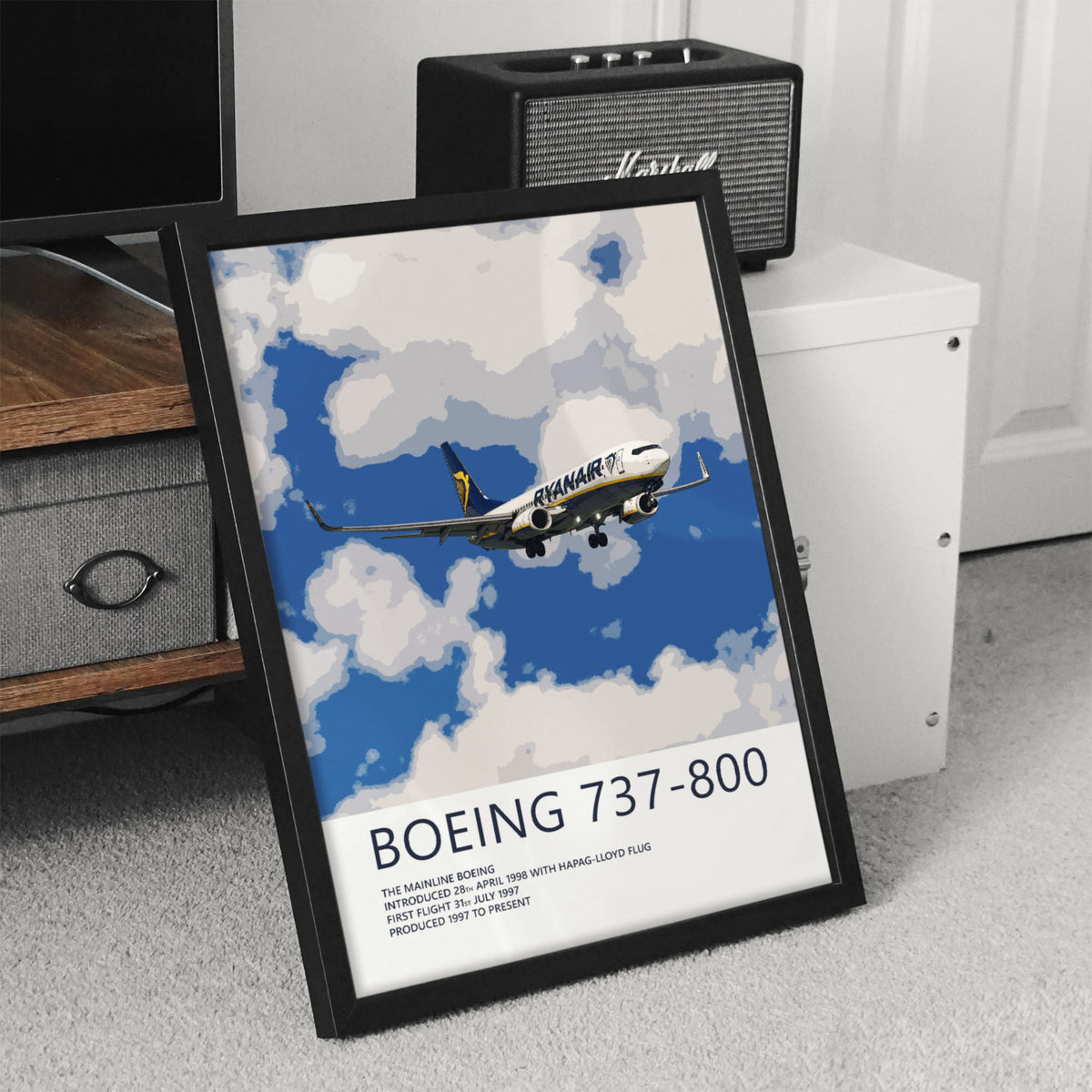 Ryanair Boeing 737-800 Poster