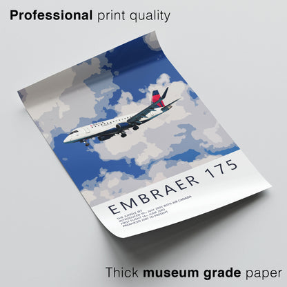 SkyWest Airlines Embraer 175 Poster – Delta Connection
