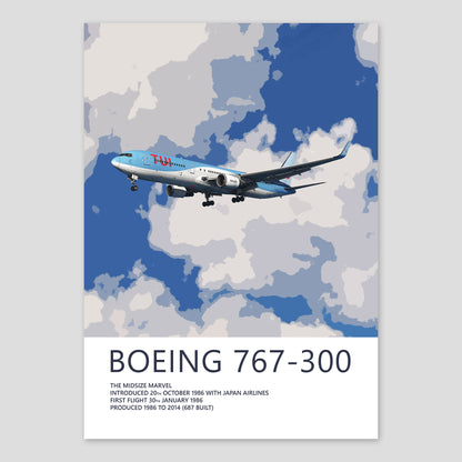 TUI Boeing 767-300 Poster