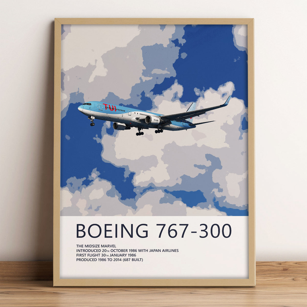 TUI Boeing 767-300 Poster