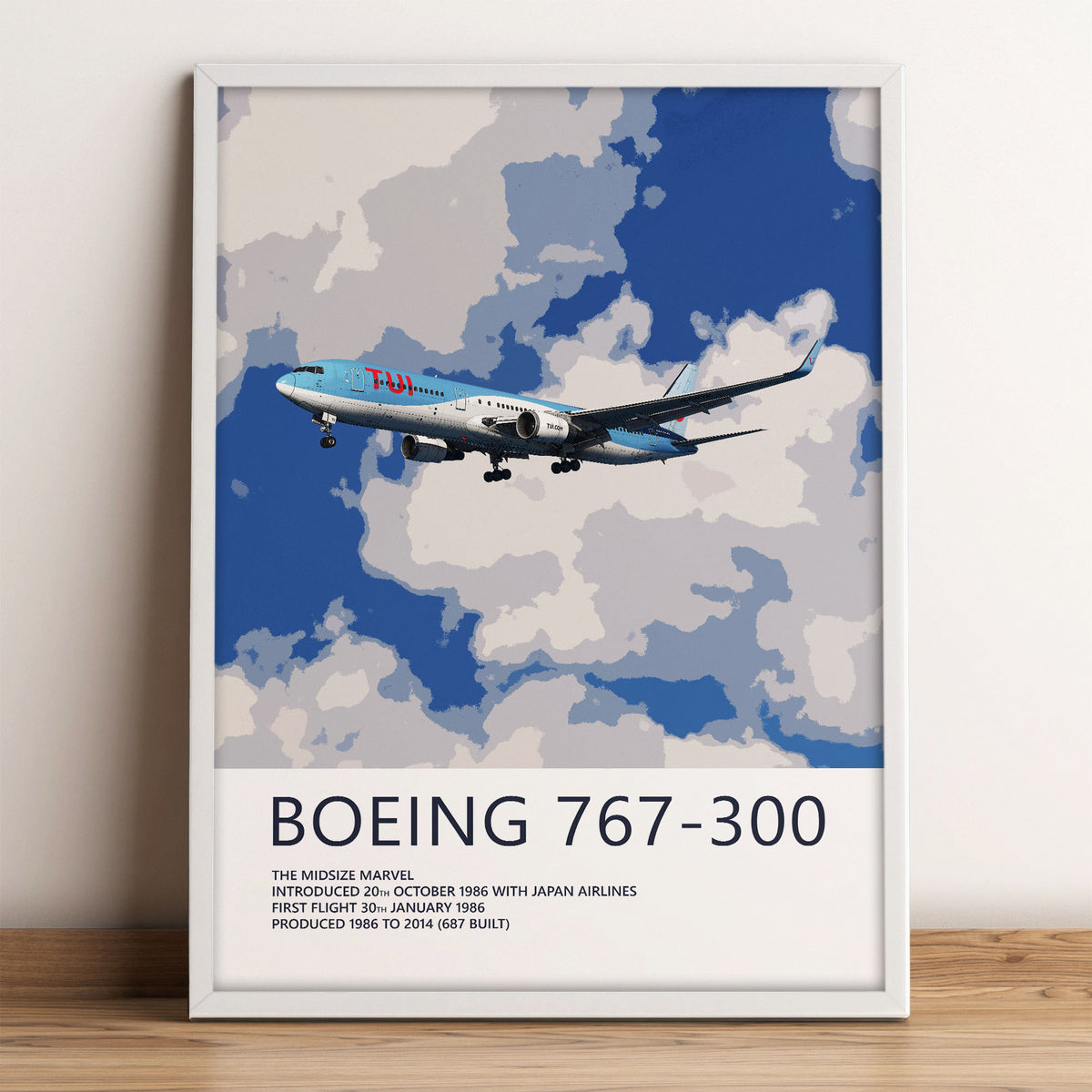 TUI Boeing 767-300 Poster