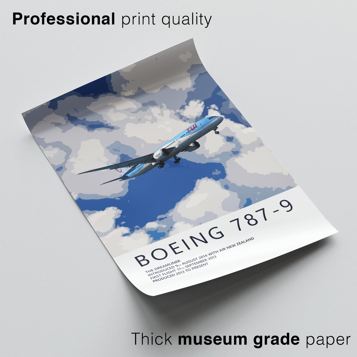 TUI Boeing 787-9 Dreamliner Poster