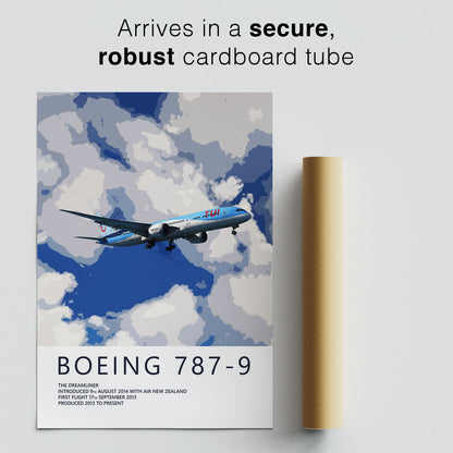 TUI Boeing 787-9 Dreamliner Poster